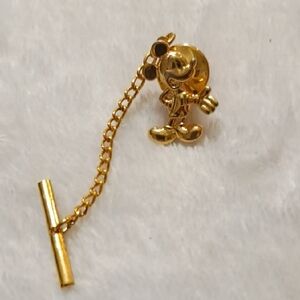 Disney Gold Mickey Mouse Tie Chain